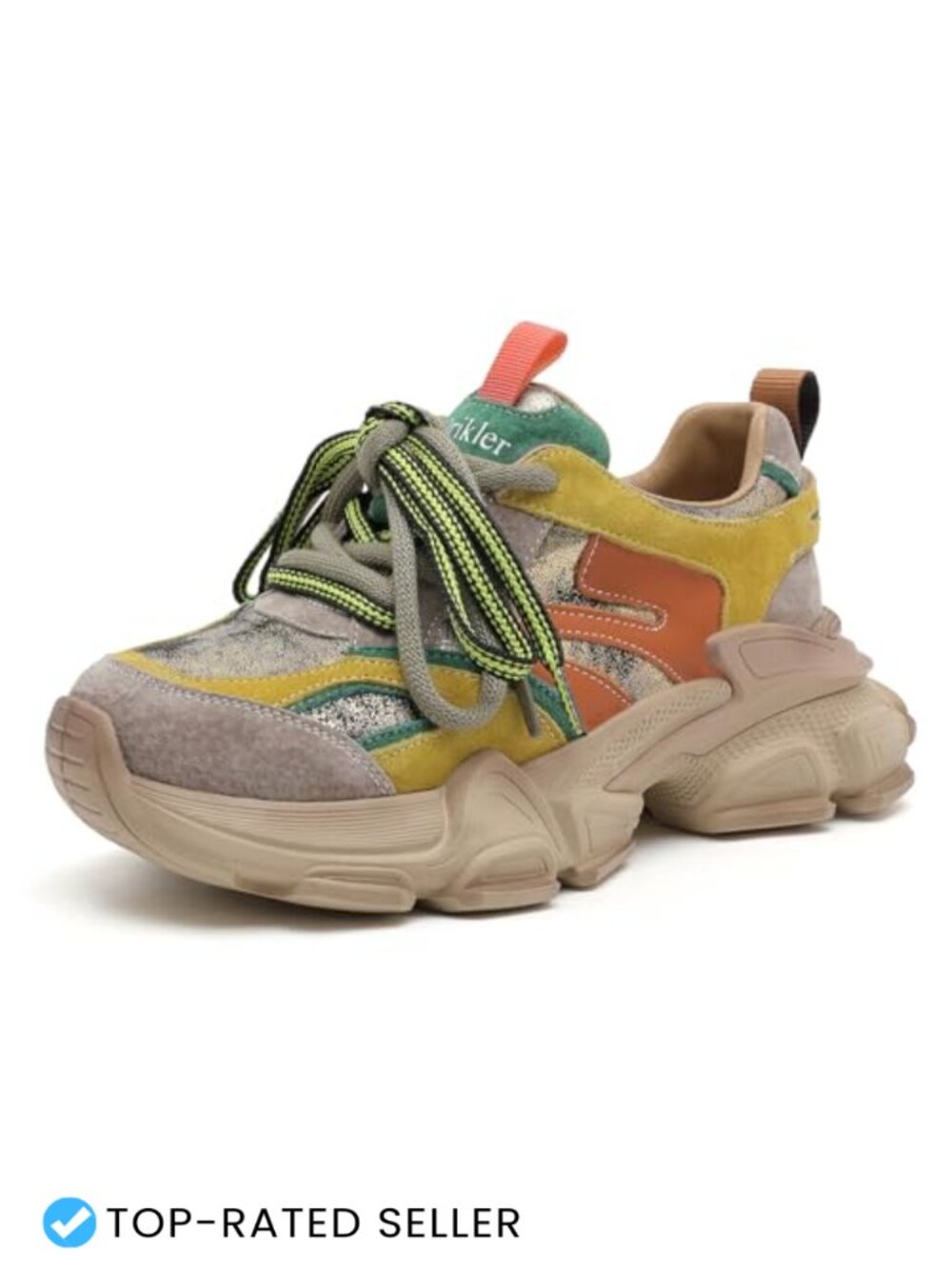 Women's Chunky Platform Orthopedic Wedge Walking Shoes Lace Up Non-Slip